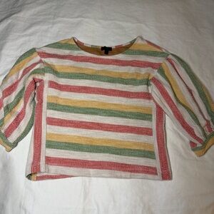 Anthropologie Current Air Multicolor Knit Top Sz MP